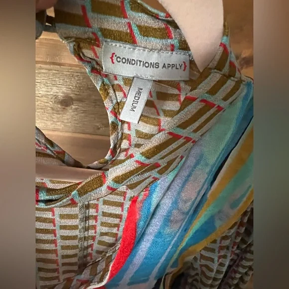 Anthropologie blouse rainbow medium - Picture 2 of 5